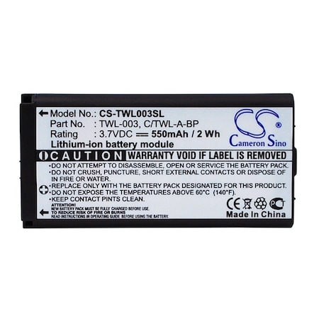 Bsc Preferred Nintendo DSi NDSi NDSiL 550mAh Game Replacement Battery CS-TWL003SL